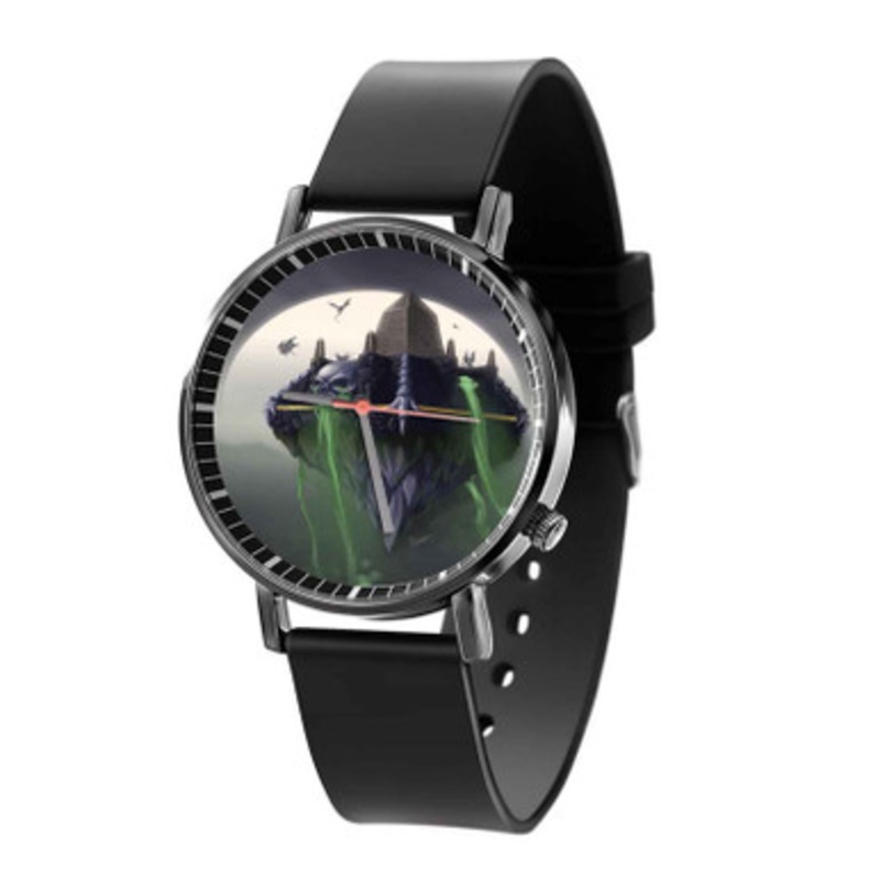 Necropolis Unisex Black Quartz Watch With Premium Gift Box