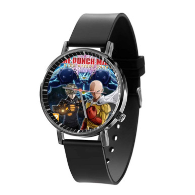 One Punch Man A Hero Nobody Knows Black Quartz Watch Unisex With Premium Gift Box