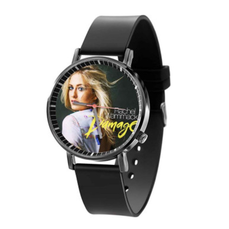 Rachel Womack Unisex Black Quartz Watch With Premium Gift Box