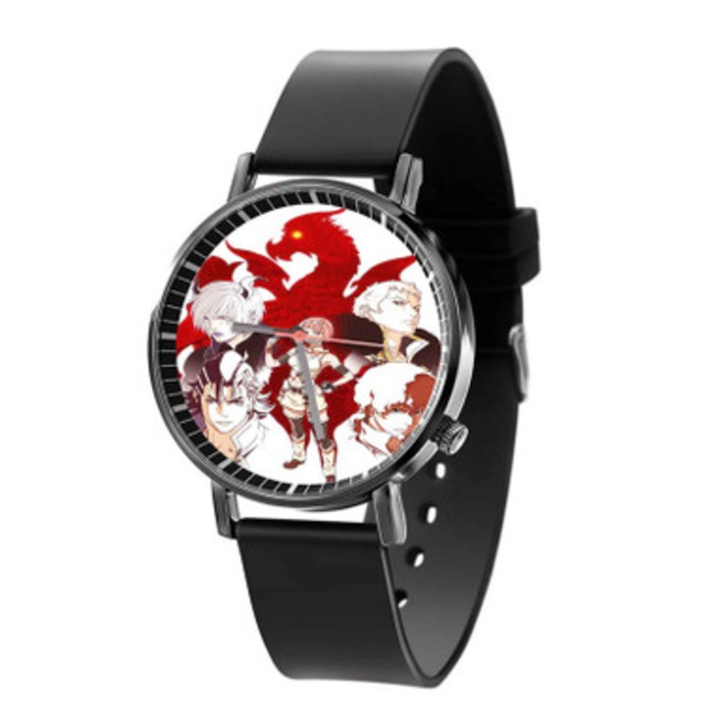Rage of Bahamut Virgin Soul Black Quartz Watch Unisex With Premium Gift Box