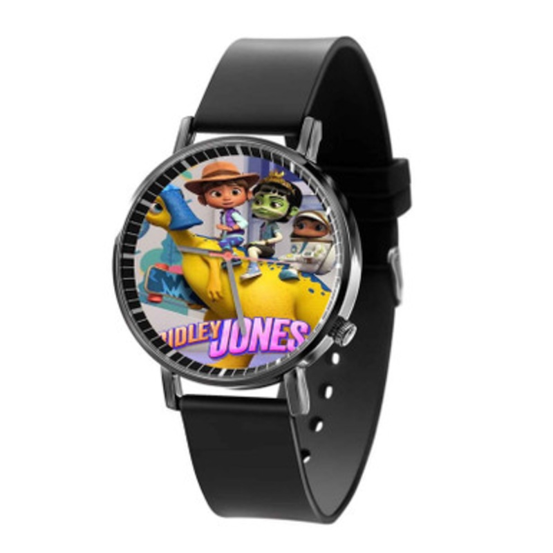 Ridley Jones Black Quartz Watch With Premium Gift Box for Unisex