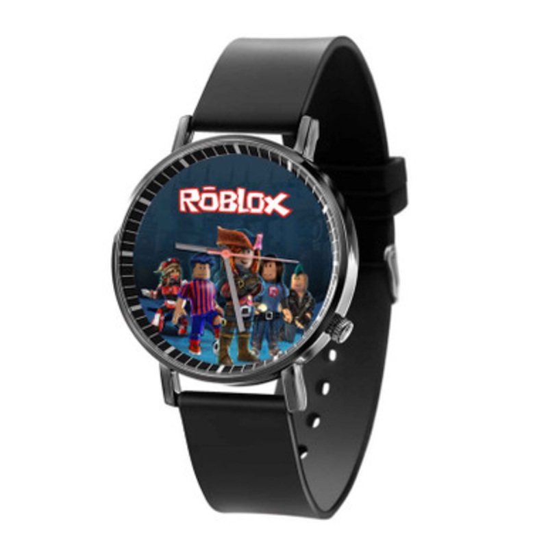 Roblox Art Black Quartz Watch Unisex With Premium Gift Box