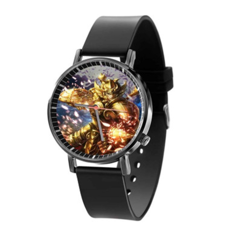 Saint Seiya Black Quartz Watch Unisex With Premium Gift Box