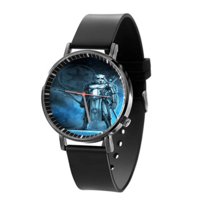 Stormtrooper Samurai Black Quartz Watch Unisex With Premium Gift Box