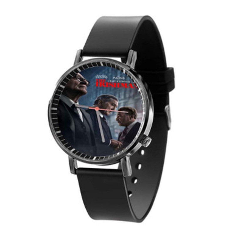 The Irishman Black Quartz Watch Unisex With Premium Gift Box
