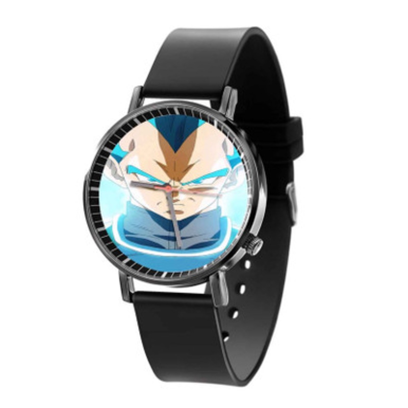 Vegeta Super Saiyan Blue Anime Black Quartz Watch Unisex With Premium Gift Box