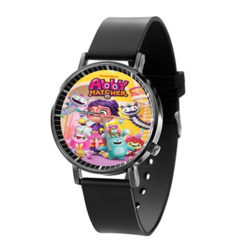 Abby Hatcher Black Quartz Watch With Premium Gift Box for Unisex