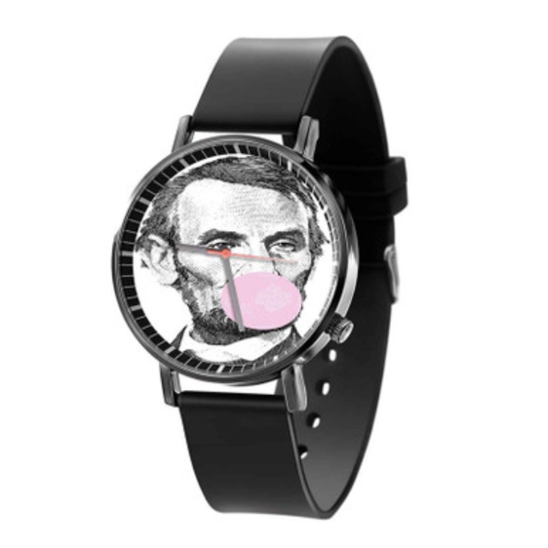 Abraham Lincoln Snorg Tees Unisex Quartz Watch With Premium Gift Box