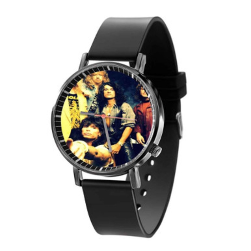 Aerosmith Black Quartz Watch Unisex With Premium Gift Box