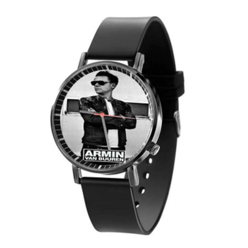 Armin Van Buuren Black Quartz Watch Unisex With Premium Gift Box