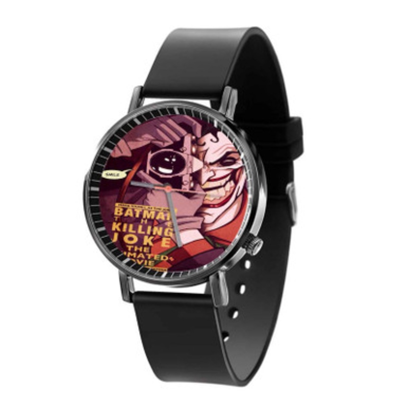 Batman The Killing Joke Black Quartz Watch Unisex With Premium Gift Box