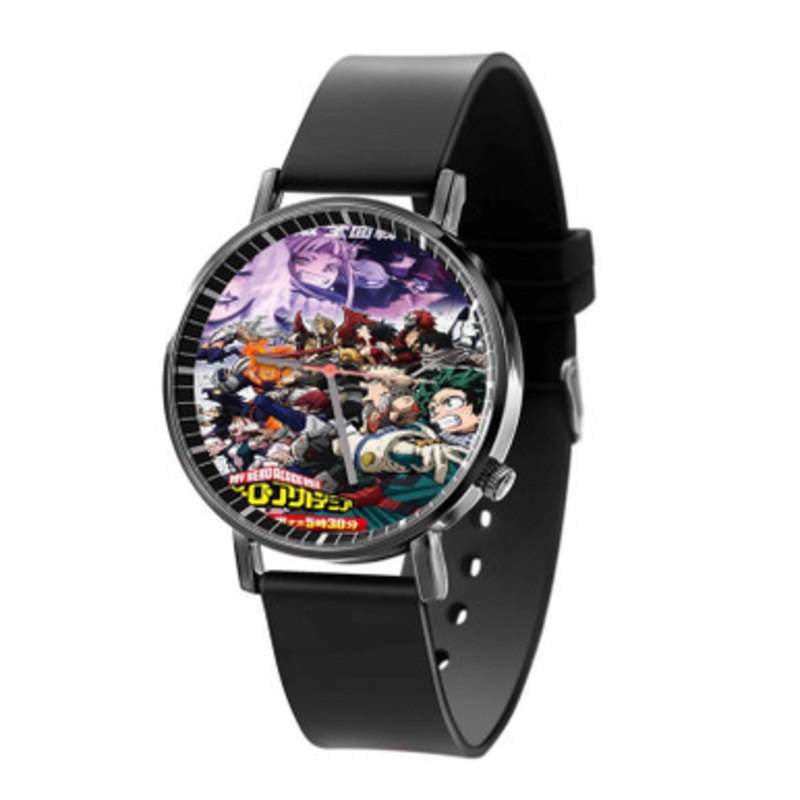 Boku no Hero Academia 6th Season Black Quartz Watch With Premium Gift Box for Unisex