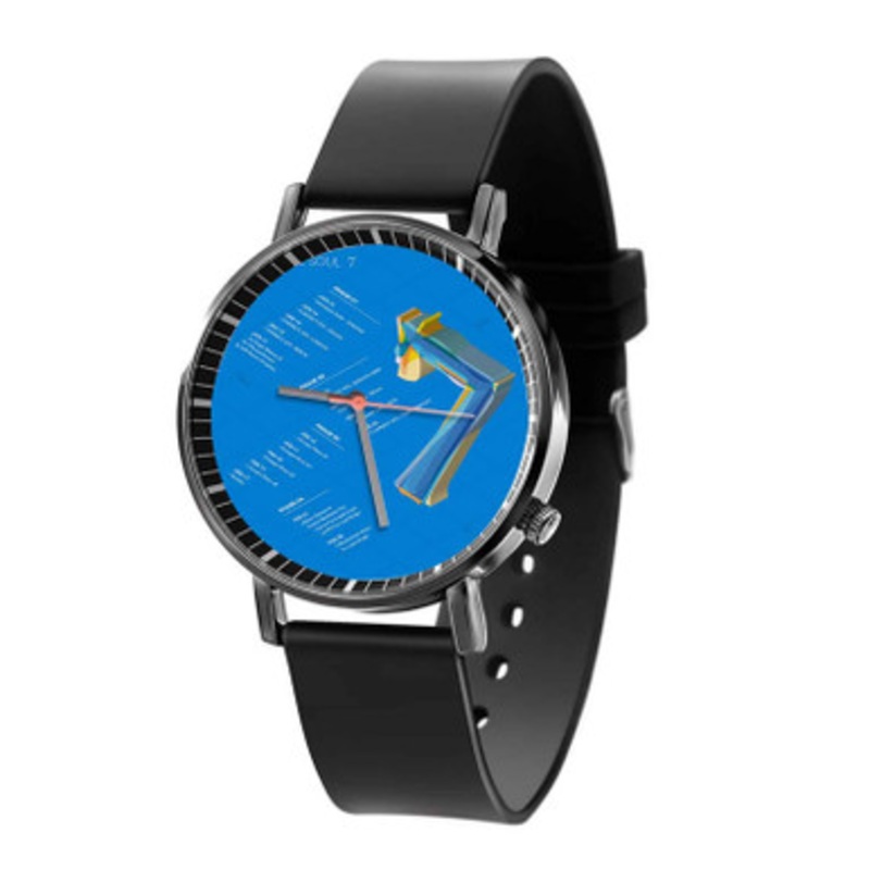 BTS Map Of The Soul 7 Black Quartz Watch Unisex With Premium Gift Box