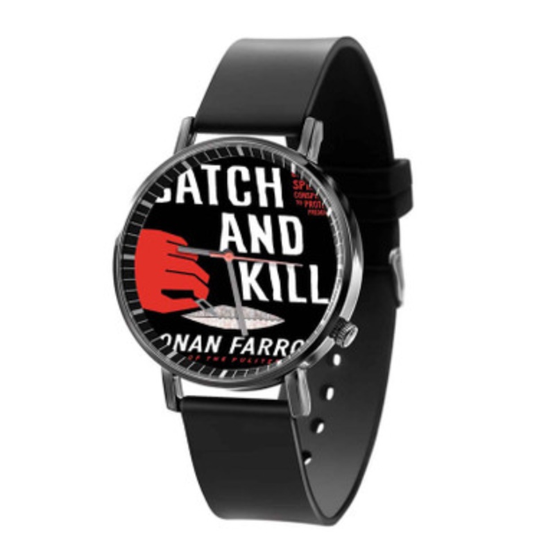 Catch and Kill Black Quartz Watch Unisex With Premium Gift Box