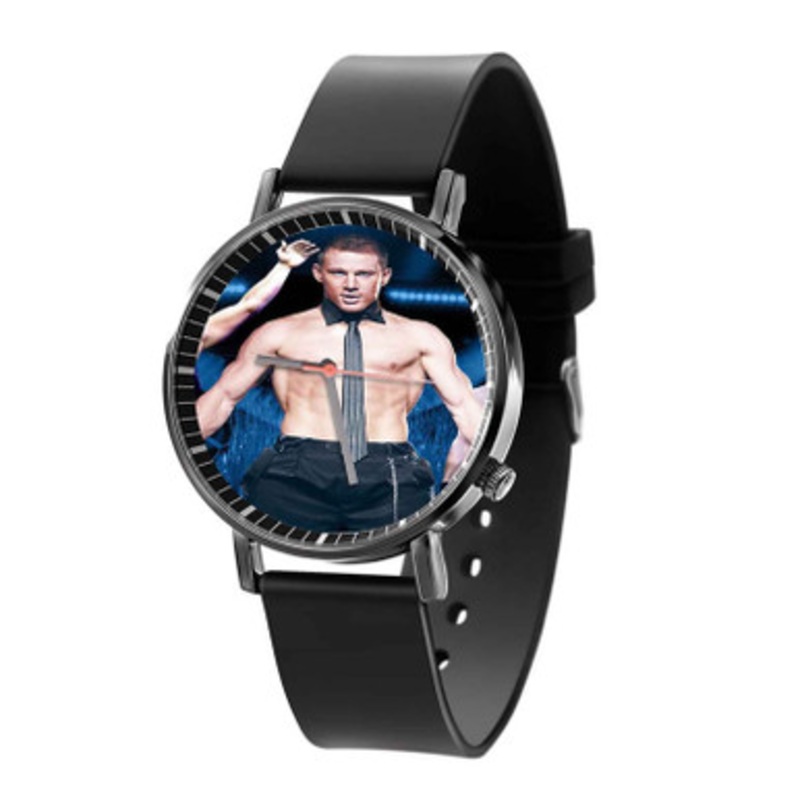 Channing Tatum Black Quartz Watch With Premium Gift Box for Unisex
