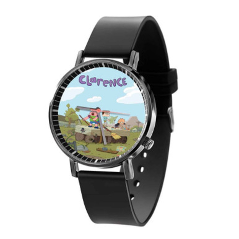 Clarence Great Unisex Black Quartz Watch With Premium Gift Box