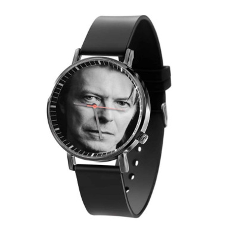 David Bowie Face Unisex Black Quartz Watch With Premium Gift Box