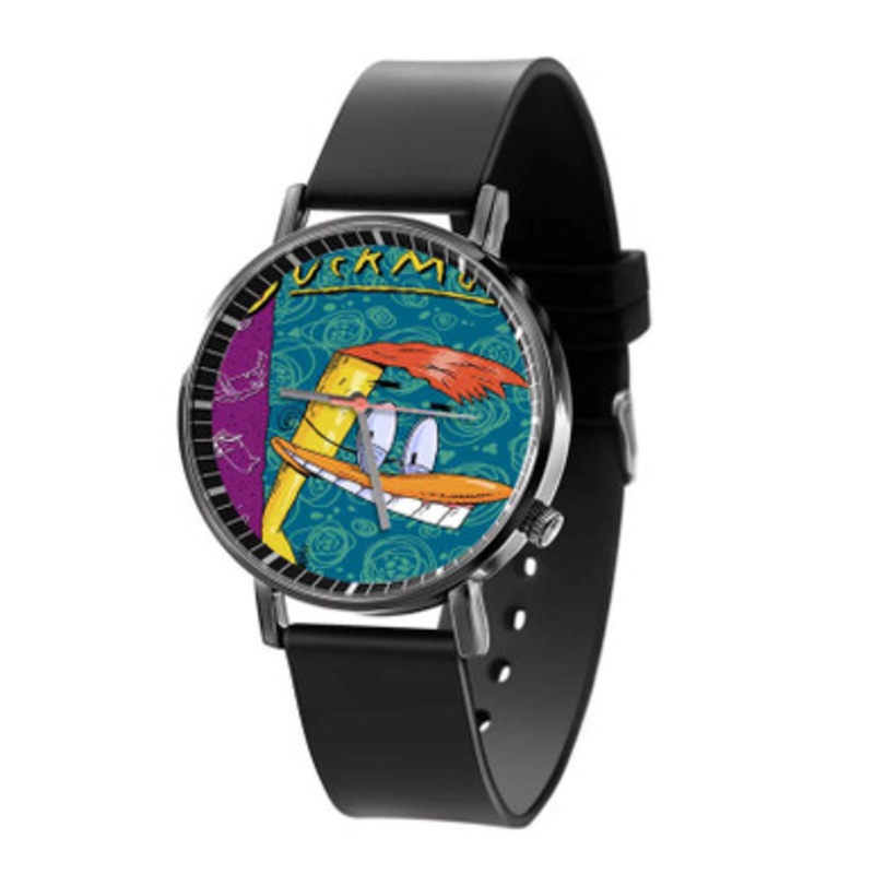 Duckman Unisex Black Quartz Watch With Premium Gift Box