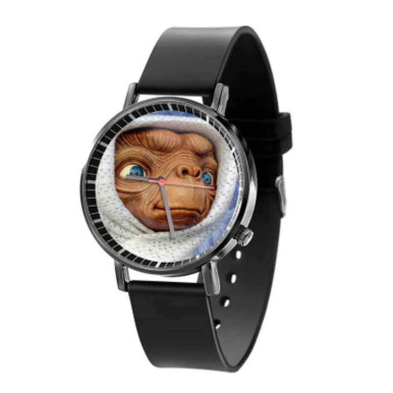 ET the Extra Terrestrial at 40 Black Quartz Watch Unisex With Premium Gift Box
