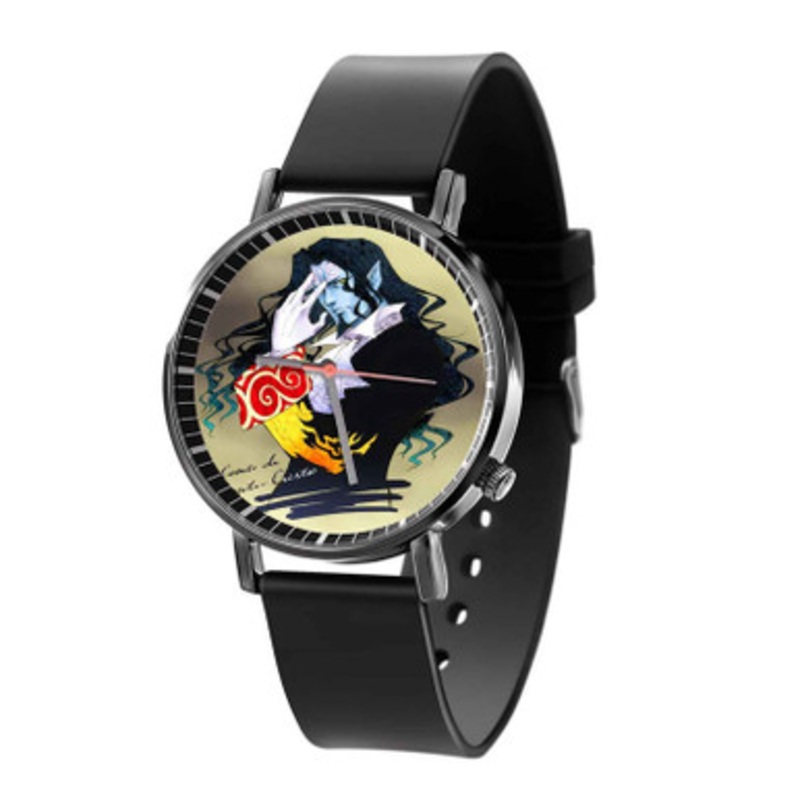 Gankutsuou The Count Of Monte Cristo Unisex Black Quartz Watch With Premium Gift Box