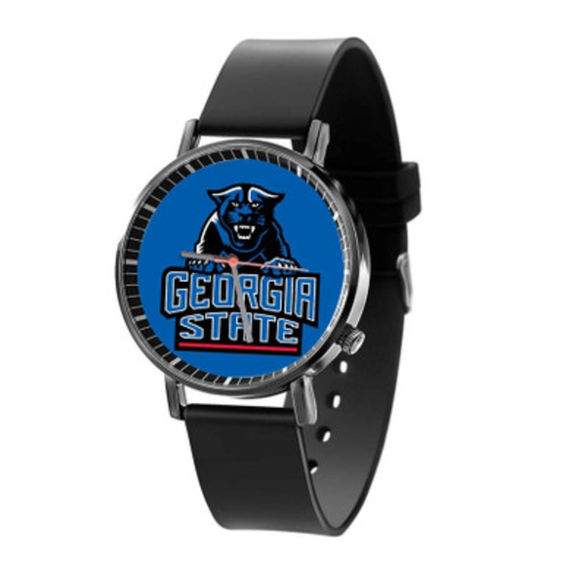 Georgia State Panthers Black Quartz Watch Unisex With Premium Gift Box