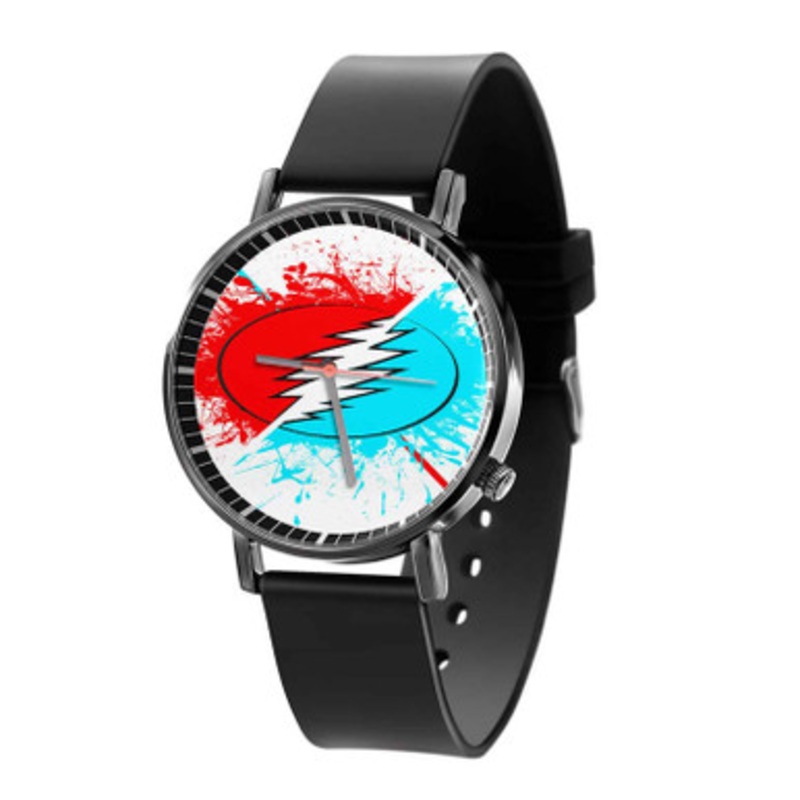 Grateful Dead Arts Black Quartz Watch Unisex With Premium Gift Box