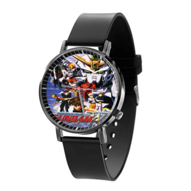 Gudam Wing Characters Black Quartz Watch Unisex With Premium Gift Box