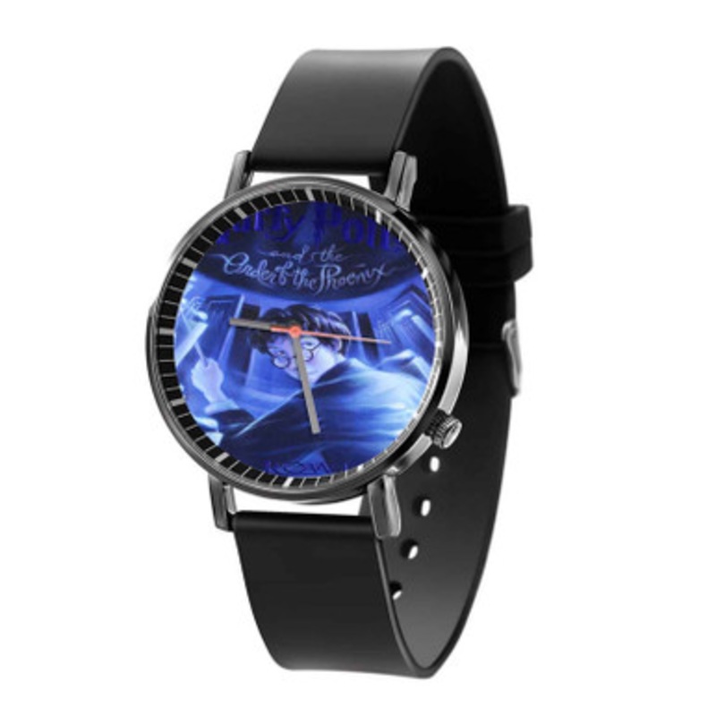 Harry Potter and the Order of the Phoenix Black Quartz Watch Unisex With Premium Gift Box