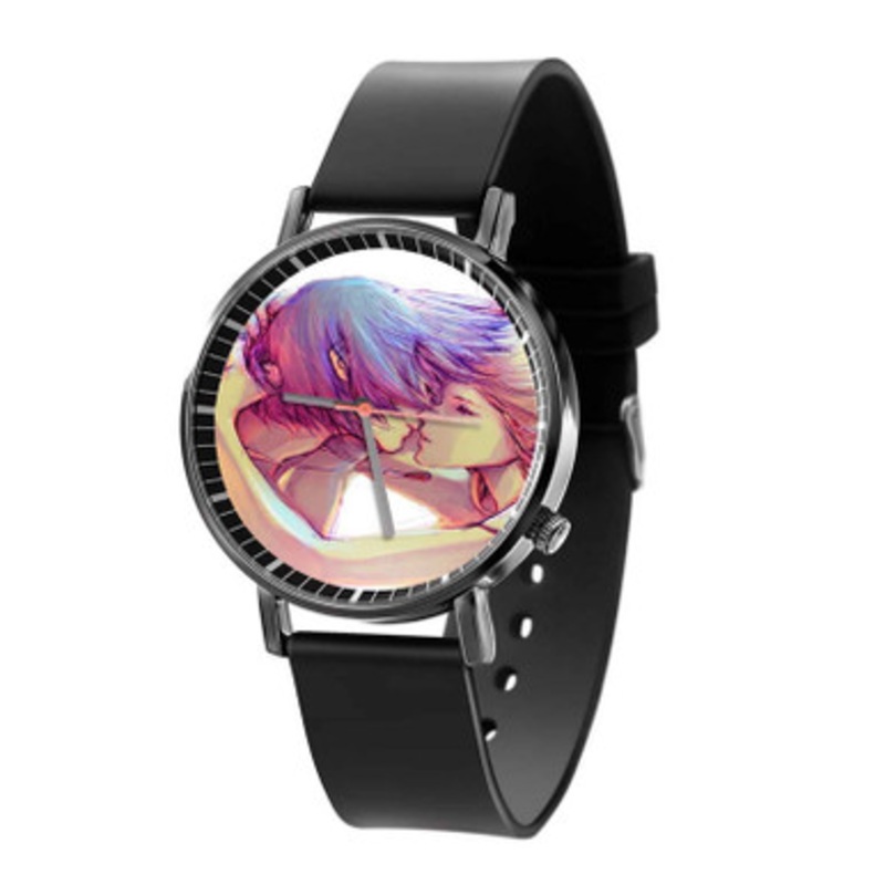 Howl s Moving Castle Howl and Sophie Kiss Black Quartz Watch Unisex With Premium Gift Box