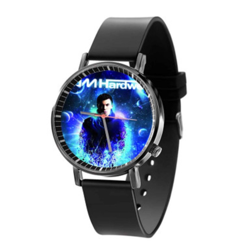 I am Hardwell Black Quartz Watch Unisex With Premium Gift Box