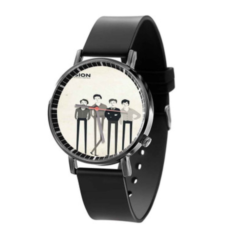 Joy Division Black Quartz Watch Unisex With Premium Gift Box