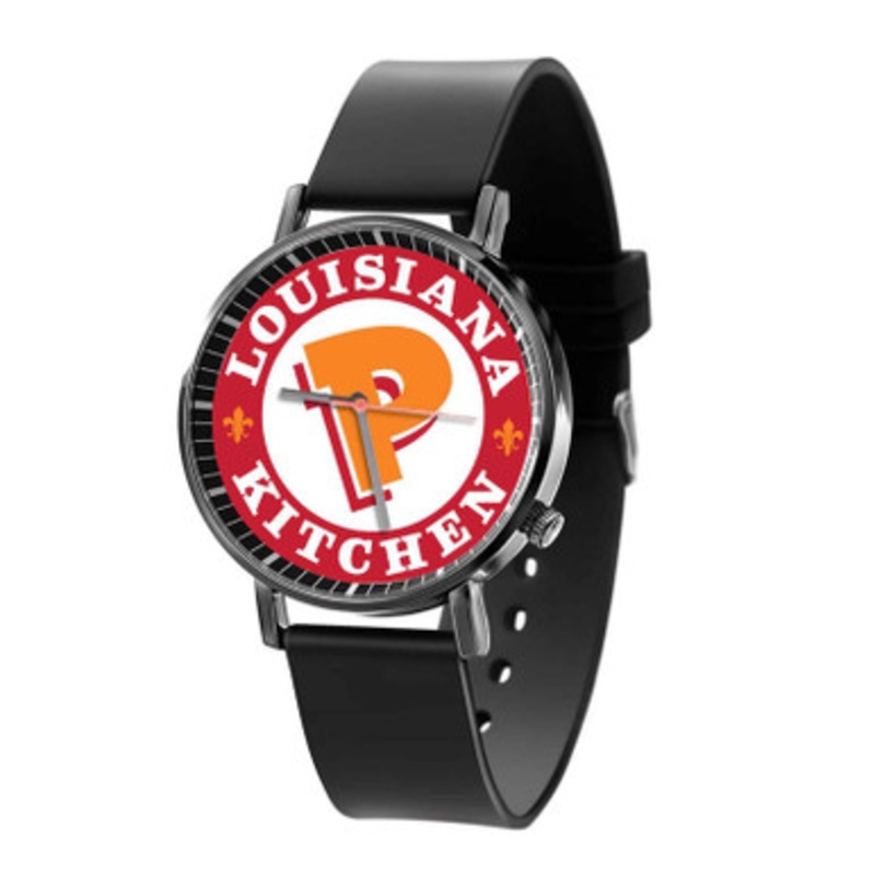 Louisiana Kitchen Black Quartz Watch Unisex With Premium Gift Box