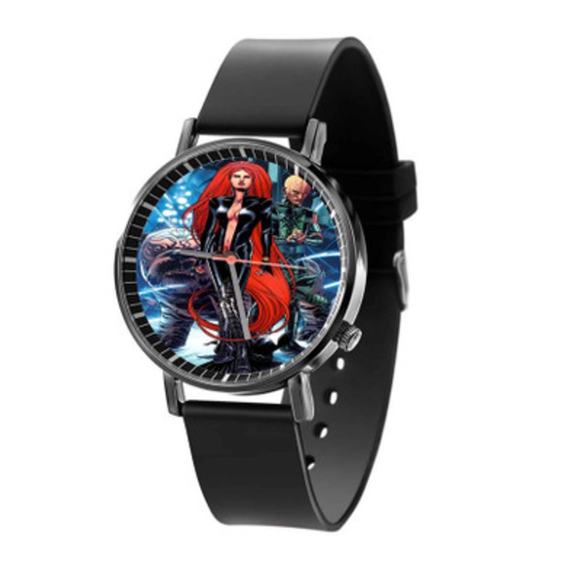 Medusa Marvel Unisex Black Quartz Watch With Premium Gift Box