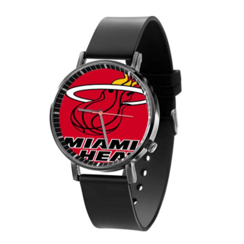 Miami Heat Red Black Quartz Watch Unisex With Premium Gift Box