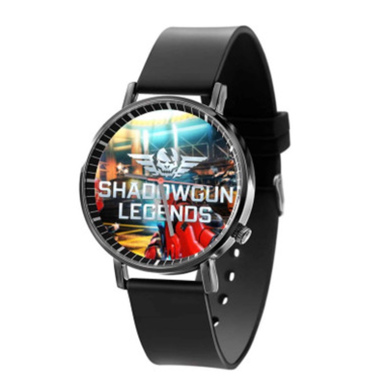 Shadowgun Legends Black Quartz Watch Unisex With Premium Gift Box