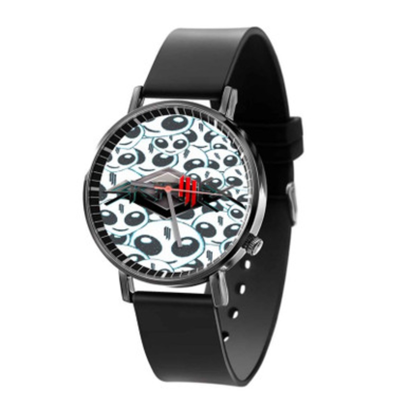Skrillex Recess Collage Black Quartz Watch Unisex With Premium Gift Box