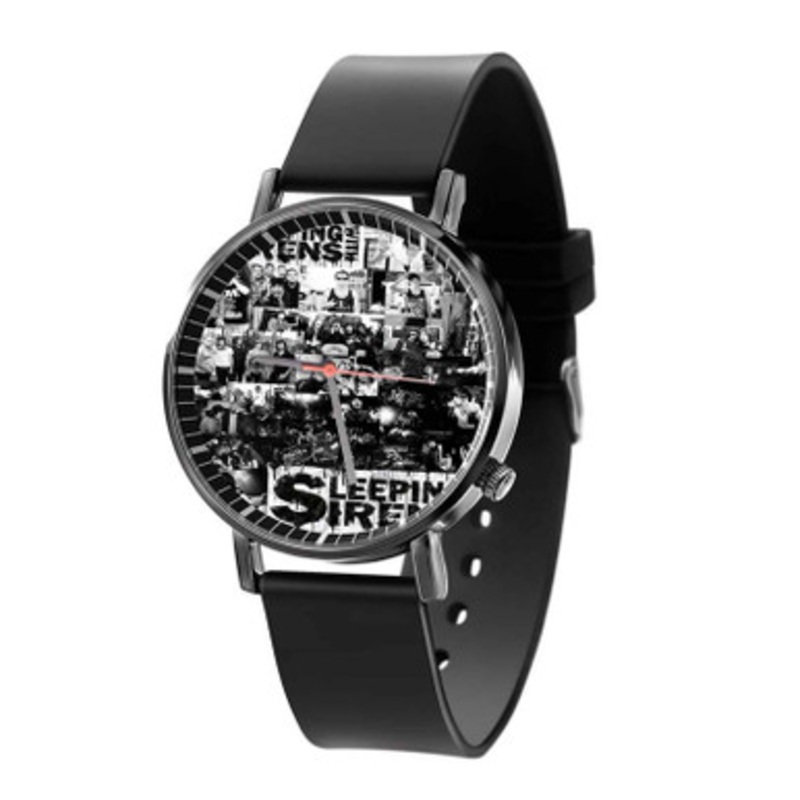 Sleeping With Sirens Black Quartz Watch Unisex With Premium Gift Box