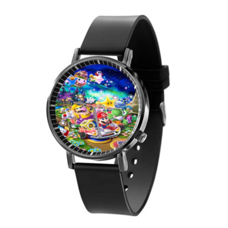 Super Mario Kart New Unisex Black Quartz Watch With Premium Gift Box