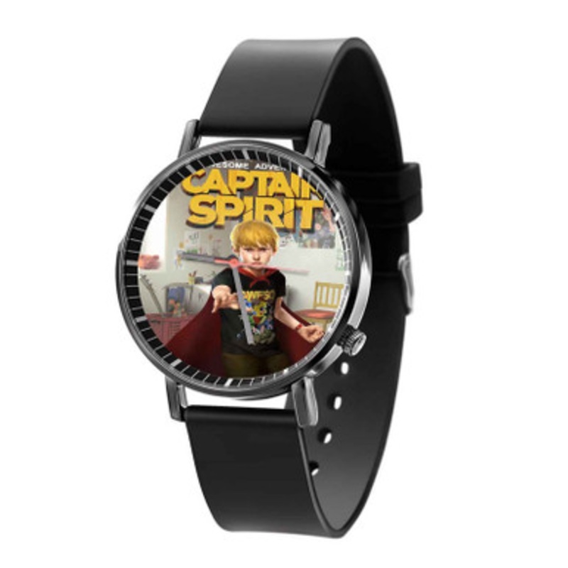 The Awesome Adventures of Captain Spirit Black Quartz Watch Unisex With Premium Gift Box