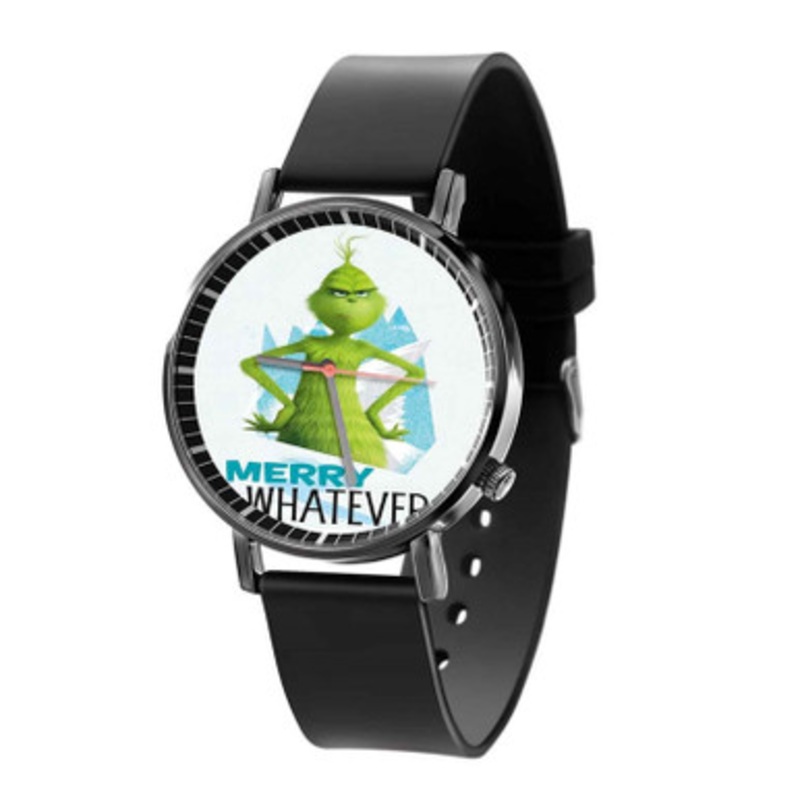 The Grinch Merry Whatever Unisex Quartz Watch With Premium Gift Box