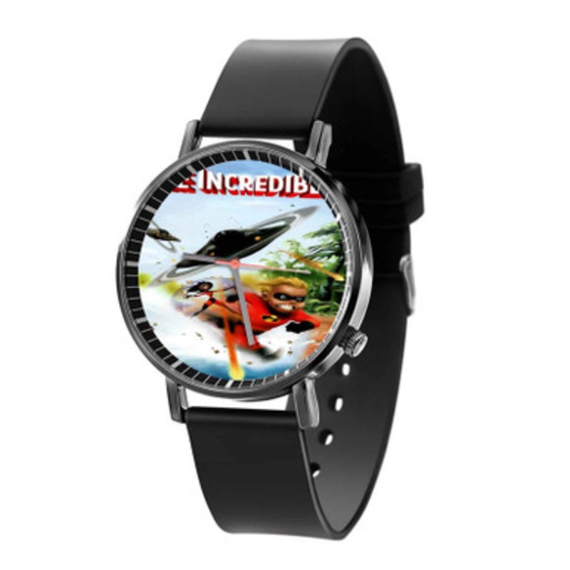 The Incredibles Black Quartz Watch Unisex With Premium Gift Box