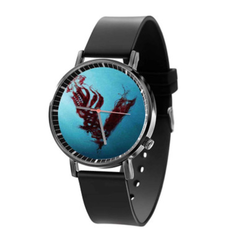 Vikings Unisex Black Quartz Watch With Premium Gift Box