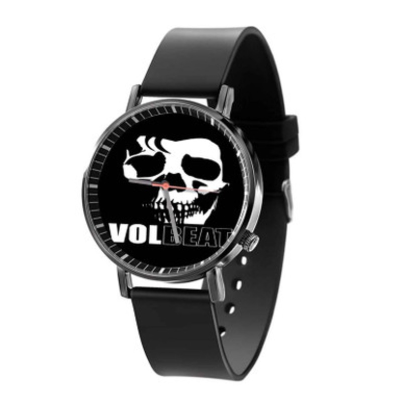 Volbeat Black Quartz Watch Unisex With Premium Gift Box