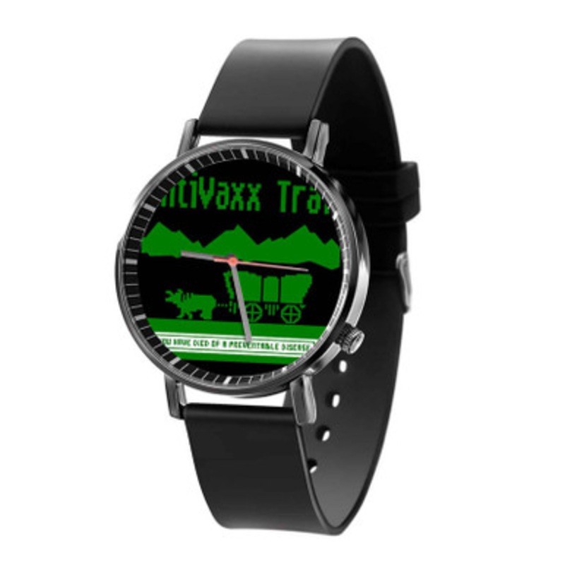 Anti Vaxx Trail Unisex Quartz Watch With Premium Gift Box