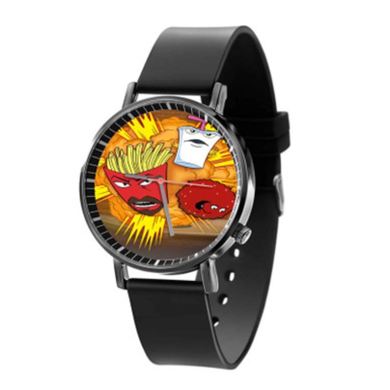 Aqua Teen Hunger Force Black Quartz Watch Unisex With Premium Gift Box