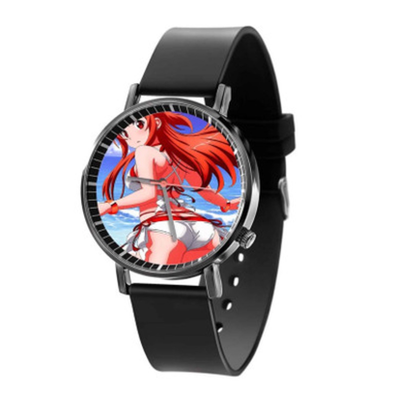 Asuna Sword Art Online Cute Black Quartz Watch With Premium Gift Box for Unisex
