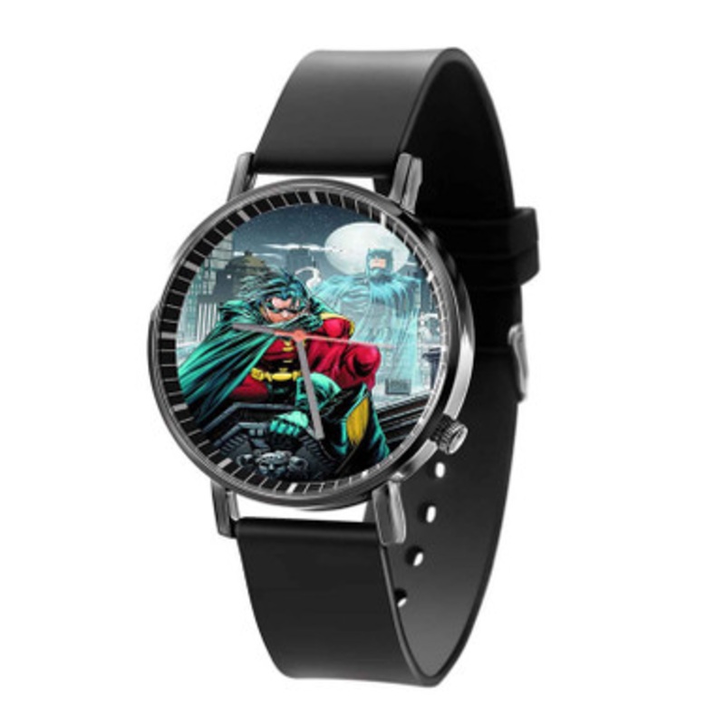 Batman and Robin Black Quartz Watch Unisex With Premium Gift Box