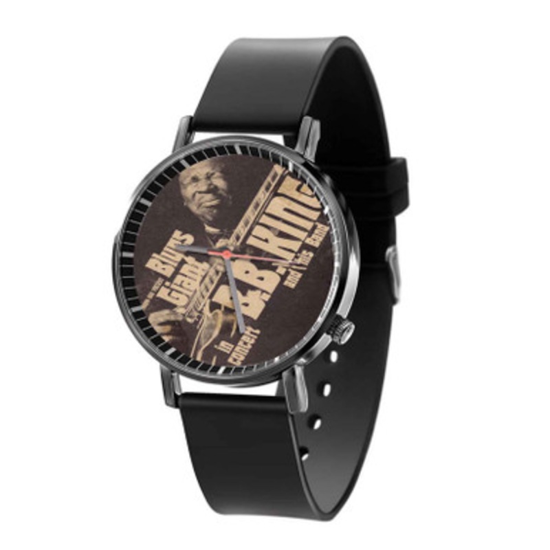 BB King Guitar Black Quartz Watch Unisex With Premium Gift Box