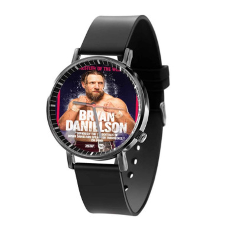 Bryan Danielson AEW Black Quartz Watch With Premium Gift Box for Unisex