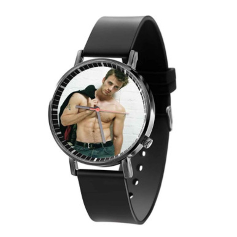 Chris Evans Black Quartz Watch With Premium Gift Box for Unisex